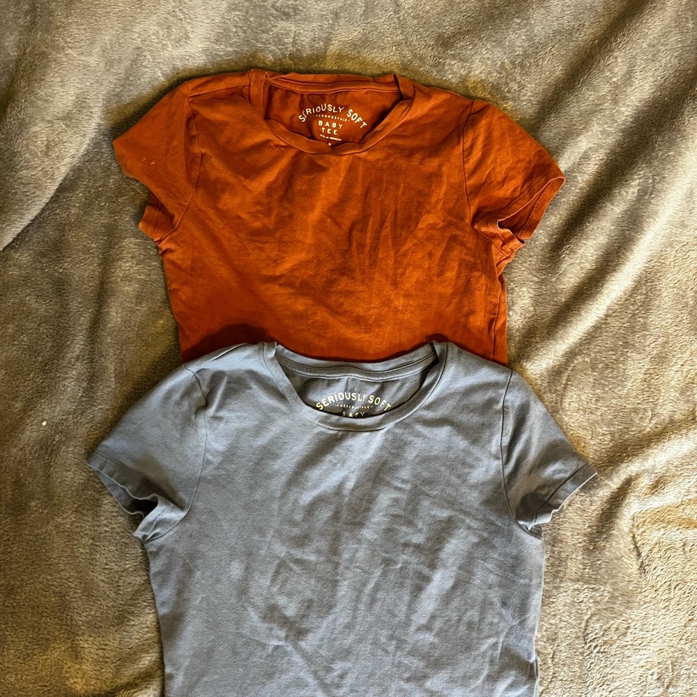 Boys' Orange and Gray T-Shirts